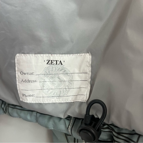 Women's e408 Ski & Snow Jacket in Blue with Yellow Flowers - Size M - Picture 10 of 16